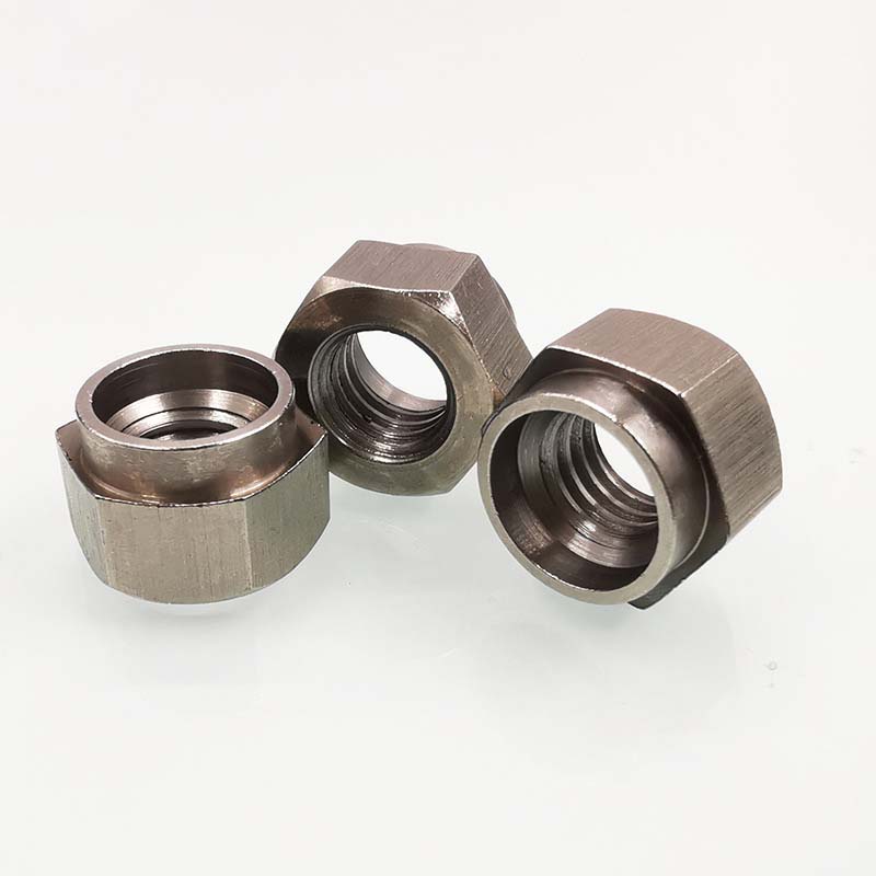 Alminanum allooy डबल ferrule नट