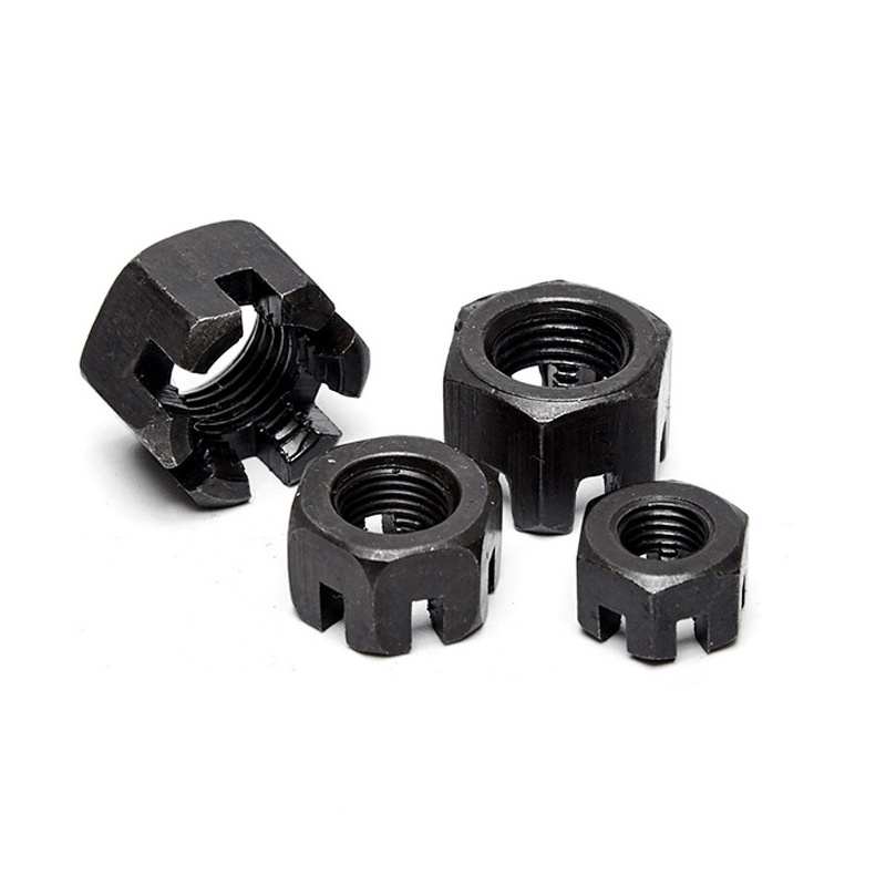 हेक्सागन स्लटेड क्यासल नट