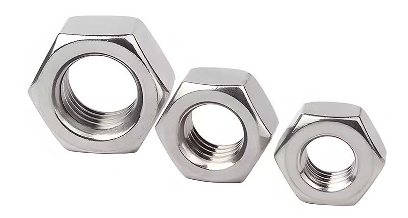 Single chamfered small hexagon nut