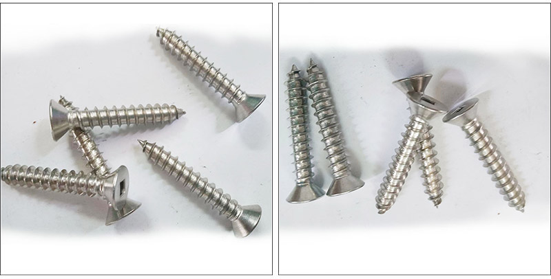 countersunk screw with square slot