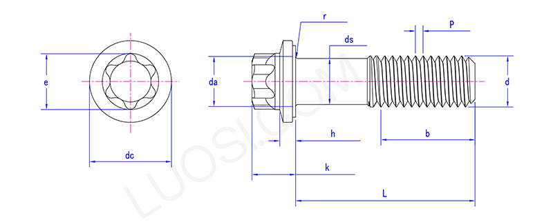 Performance Optimized Hexalobular Head Flange Bolts