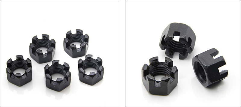 Hexagon Slotted Nut