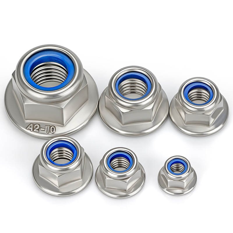 Flange संग नायलॉन लक नट