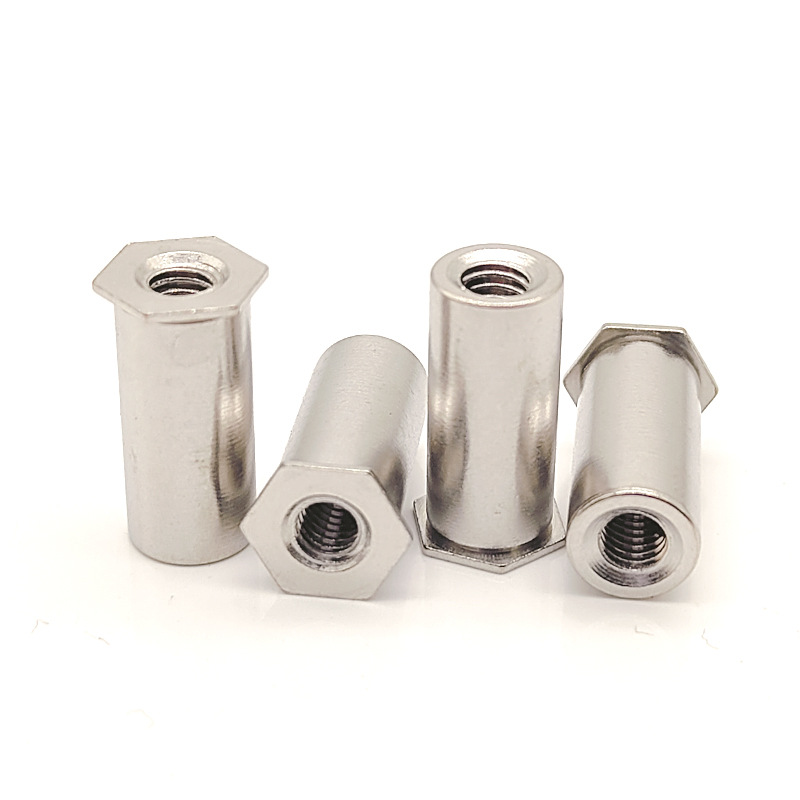 प्वाल हेक्सागोनल रिभेट नट मार्फत जस्ता निलो